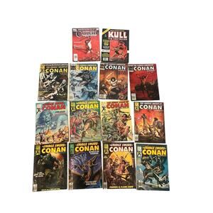 Lot Of 14 Savage Sword of Conan 15, 30, 31, 34, 36-38, 59, 60, 110, 146, Krull